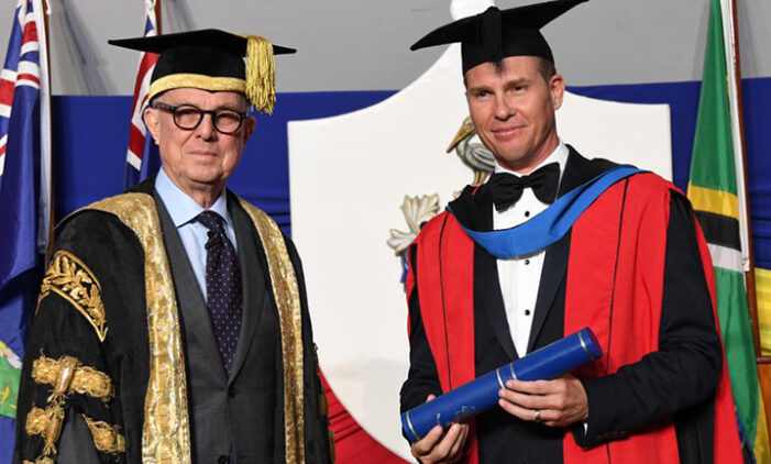 Sandals Resorts Chairman Adam Stewart receives UWI honourary degree