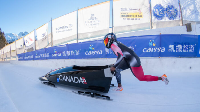 Bobsledder Cynthia Appiah slides to World Cup bronze
