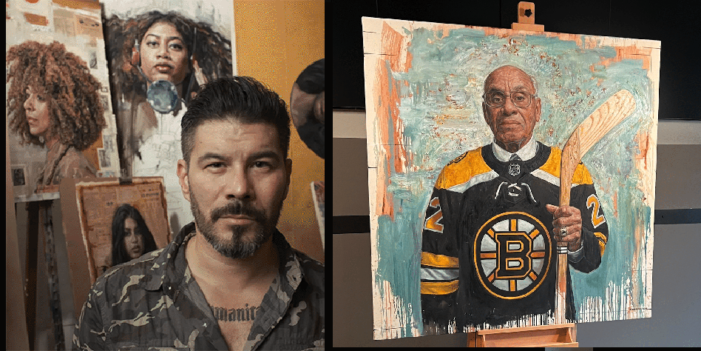 Larger-than-life painting of Willie O’Ree to be unveiled in Frederick art gallery