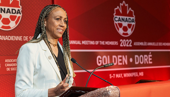 Olympian Charmaine Crooks appointed Canada Soccer’s interim president