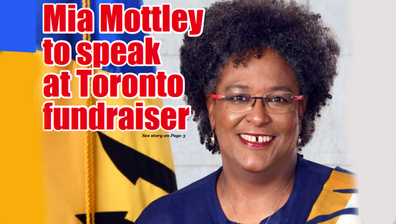 Mia Mottley to speak at Toronto fundraiser