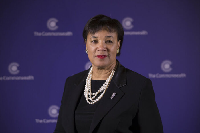 Commonwealth head Patricia Scotland receives Berkeley’s Global Leadership Award