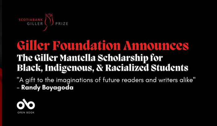 Giller announces art scholarship for Black young artists