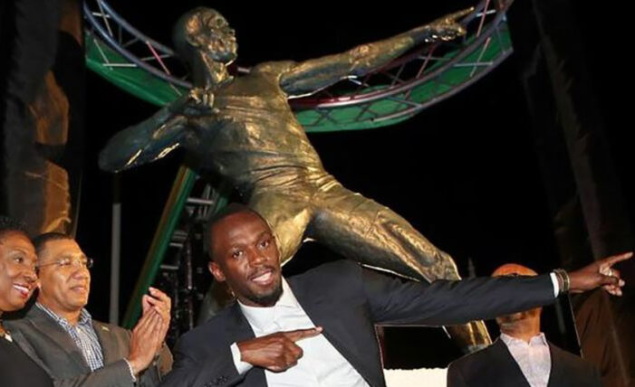 Bolt statue unveiled in Kingston