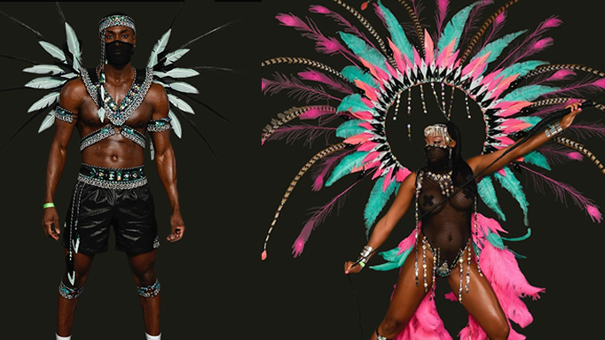 Revellers’ R-rated section will be turning heads in the parade