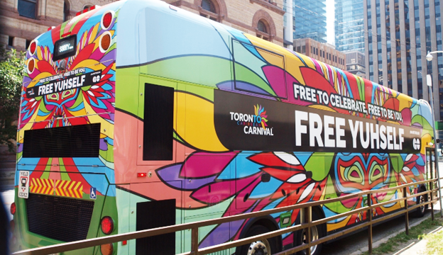 ‘Free Yuhself’ Carnival GO bus ain’t that free