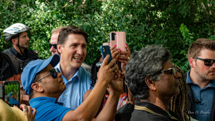 Prime Minister’s presence causes selfie frenzy at Kiddies Parade