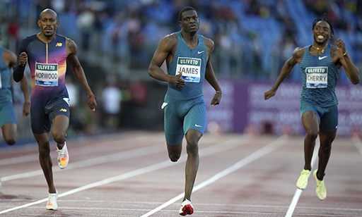 Grenada’s Kirani James wins gold at Xiamen Diamond League