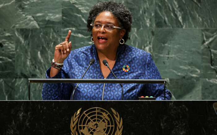 Barbados PM Mia Mottley leads the field for UN Secretary-General post