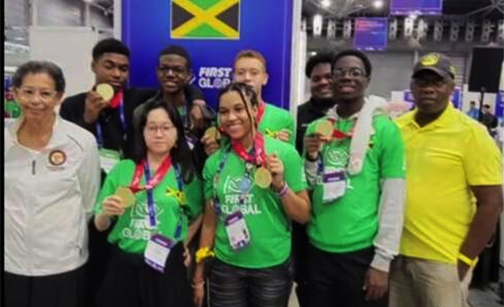 Jamaica wins gold at Robotics Olympics in Singapore