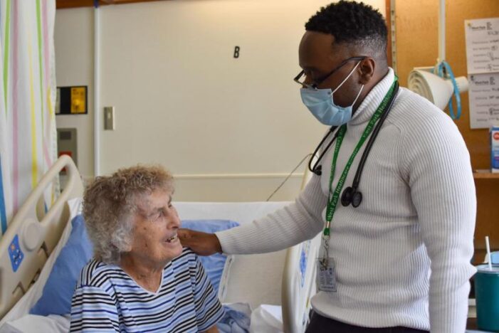 Dr DePradine helps seniors get back on their feet