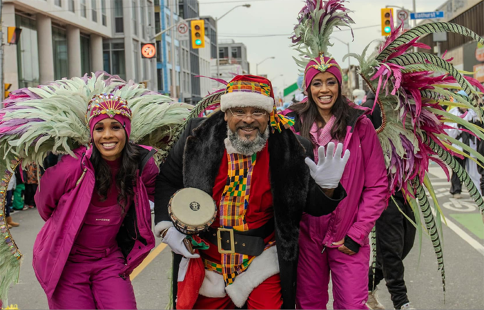 ‘Kente Claus’ and Tim Hortons team up for some Christmas joy