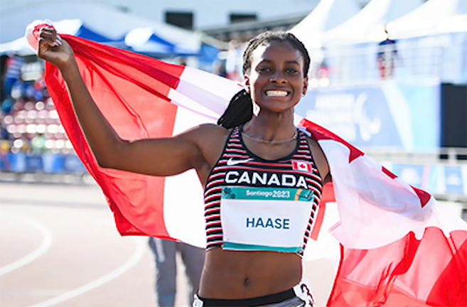 Sheriauna Haase is medal-winning track star