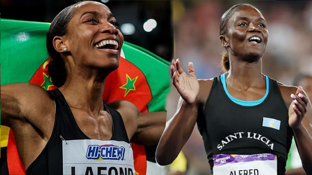 St. Lucia’s Julien Alfred and Dominica’s Thea LaFond make history in Glasgow