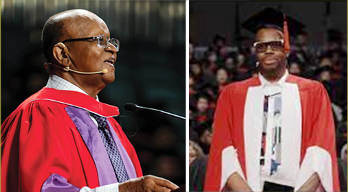 Arnold Auguste and Jason ‘Kardinal Offishal’ Harrow honoured by York U