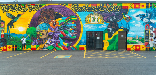 Jamaica Canadian Association unveils two murals