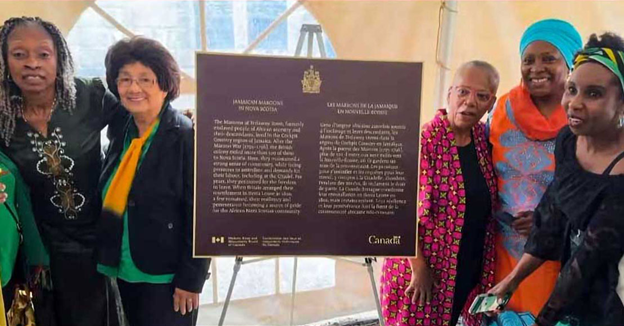 Plaque Honors Jamaican Maroons’ Legacy in Nova Scotia